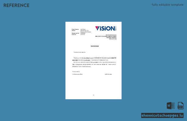 Paraguay Vision Schließungsreferenzbeispiel Vorschau